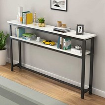 침대틈새선반 침실 틈새수납 사이드테이블 틈새수납장, 2단화이트 - 화이트보드 60x15x100cm