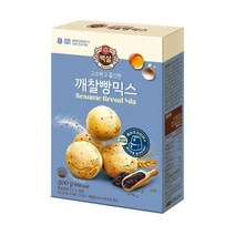 CJ 아이들간식 브런치 홈파티 오븐용깨찰빵믹스500g 영양간식 한끼식사, 13개