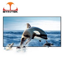 BYINTEK-프로젝터 스크린 72 인치 84 인치 100 인치 120 인치 반사 패브릭 프로젝터 프로젝션 스크린 밝기, CHINA_100 인치