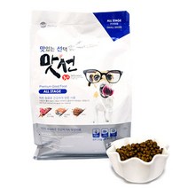 맛선 양고기 연어 습식사료 중소형견용 작은알갱이, 100g, 12개입
