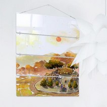 바보사랑 멀티아크릴액자 시골풍경(4단대형).꾸밈, 타입1할머니집