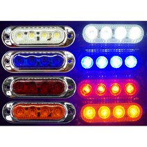 탑차 화물차 사이드등 LED 차폭등 24V 25인승미니버스 공사차 메가 전구 스카니아 현대 트럭 윙바디 덤프차 용달 램프 벤츠 차량 라이노, 옐로우LED
