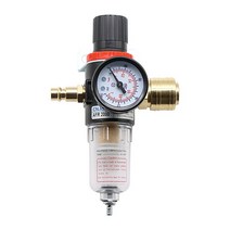 에어스프레이건 전동 페인트 후끼 AFR-2000 공기 압축기 필터 오일 물 분리기 트랩 도구 키트 레귤레이터, 01 EU Gold