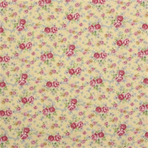 일본수입5274프린트 원단7종-1/4YD, KTS6813-C잔꽃무늬6813-옐로우