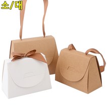 골든트리 접이식 사각 선물 긴끈 손잡이 선물케이스 선물상자 선물박스 포장박스, 대 - 브라운