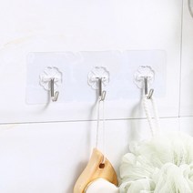이메이트 초강력 접착 못없이 액자 시계 걸기 벽걸이 옷걸이 다용도걸이 투명 매직 후크, 없음