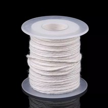 캔들만들기 DIY 양초 1 롤 200 피트 61m 화이트 윅 코튼 짠 윅 for diy, 60m