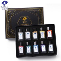 골드 금색 금분 페인트 커스텀 금분칠 불상용 아크릴 물감 방수 칼라 용량 다양 루벤스, 10색 세트