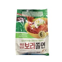 풀무원 보리쫄면 1290g 6인분 코스트코 냉 온 물 쫄면 맛집 사리 얇은 재료