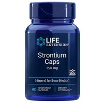 Life Extension 라이프익스텐션 스트론튬 750mg 식물성캡슐 150정 Strontium, 1개