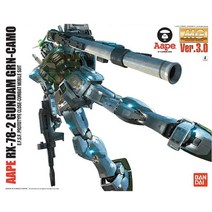 이벤트 한정 MG 1/100 AAPE RX782 GUNDAM GRNCAMO A BATHING APE 어베이싱 에이프