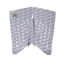 서핑보드 EVA 데크 패드 그립 서핑 보드 트랙션 흑백 컬러 세트 당 3 개, [01] WHITE