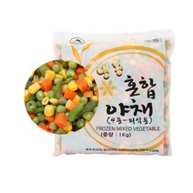 해물총각 혼합 야채믹스 4종 냉동야채, 9개, 1kg(1개)