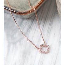 벨리사 알함브라 목걸이 BLS-N7005 RG 브라스 써지컬목걸이 패션목걸이