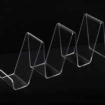 계단식 진열대 아크릴 받침대 투명 거치대 휴대폰 다용도, 사이즈, 대