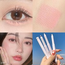 더블 헤드 아이섀도우 펜 오래가는 방수 및 피지 않는 반짝이는 진주 광택 아이라이너 젤 아이 섀도우 스틱, 07 한 머리