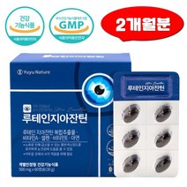 루테인 지아잔틴 파이토케미컬 비타민A 눈에좋은영양제 60캡슐 셀렌 눈건강 항산화 결명자 아연