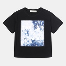 일로딜로 글자변환 스팽글티셔츠[NC강남점]기본스타일티셔츠~~호기심자극~~ 티셔츠