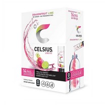 셀시우스 에너지 드링크 파우더 드래곤 플루트 라임 Celsius Dragonfruit Lime 14개입 80.36g 2팩, 1개