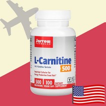 자로우 L카르니틴 엘카르니틴 타르트레이트 주석산염 500mg 100캡슐