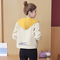 아우터 타일 2021년 초가을 얇은타입 숏스 자켓 야구점퍼