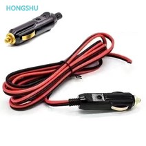 차박 차량용 자동차 파워 뱅크 배터리 연결 충전 숫놈 악어 클립 집게 시가잭 전원, 2.5방선 길이 35CM(집게x)