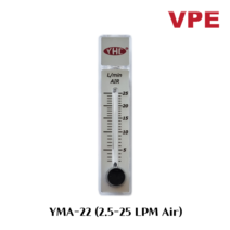 YHC YMA-22 국산 에어용 면적식 판넬유량계 (2.5-25 LPM)