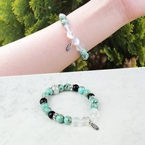 JStrading 원석팔찌만들기 GS 재료세트 35종 DIY, GS-12 바네사, 1개