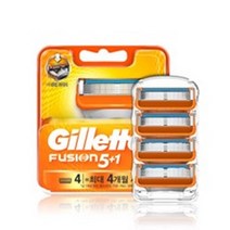 질레트 퓨전 면도날 4입, 1개