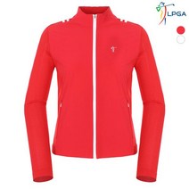LPGA 여성 하이브리드 니트 방풍 가디건 L191KC601P