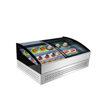 반찬가게 냉장고 디스플레이 오픈 쇼케이스 업소용, 250 cm 2단