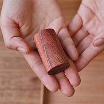 향피우기 에센셜 오일 디퓨저 용기 천천히 휘발성 체리 수면용 나무 홈 요가 아로마 테라피 흡입기, [03] Golden Teak