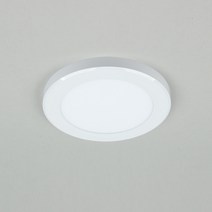 [재경조명] 더쎈 LED 6인치 슬림엣지 원형 직부타입 12W 현관 베란다 복도 계단 전구 주백 주광, 주백색