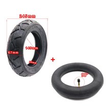 KUGOO M4 PRO 전기 스쿠터 이동 카트 ATV 쿼드 스피드웨이 타이어용 내부 및 외부 타이어 10x30 시티오프로드, 6.city tyre 90 angle