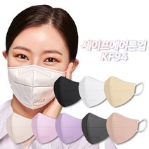 세이프에어플러스 KF94 새부리형 마스크 대형 숨쉬기편한 보건용 컬러, 새부리형 핑크 x 50매