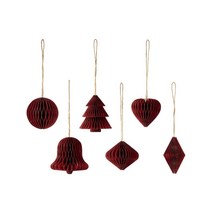 이케아 VINTERFINT 빈테르핀트 걸이식장식용품 레드 6종 605.295.74