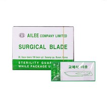 메스날 (Surgical Blade) 10호 100개입 일회용 외과용 _ 999763EA, 쿠팡 본상품선택