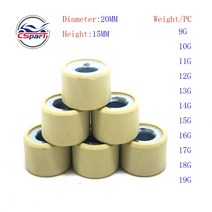 PCX 20x15 9G 10G 11G 12G 13G 14G 15G 16G 17G 18G 19G Variator Roller CH-125 150 혼다 PCX SPI K36 클, 03 11G