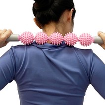 뭉친근육 하체운동 근육풀기 13절 마사지바 스틱 롤러 마사지 홈트 지압봉 목안마기 뭉친 운동기구 바, [선택] 블랙