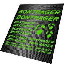 캐스퍼꾸미기 BONTRAGER 스티커 엠블렘 세트 자전거 프레임, 06 green