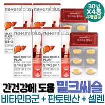 네츄럴플러스 간 건강 밀크씨슬 실리마린 비타민 아연 면역기능 세포분열 단백질대사