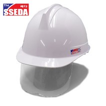 SSEDA-보안경 부착모 투구형(투명), 황색