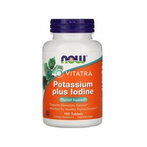 나우푸드 칼륨 플러스 요오드 180정
