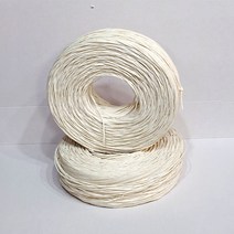 지끈2mm(400m) 크라프트 화이트 종이끈1롤