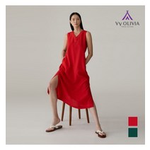 [백화점매장 정품출고] 올리비아로렌 원피스 민소매 A라인 원피스__VVCOAXM5456