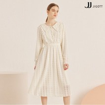 JJ지고트 프릴 장식 기모 레이스 원피스 GLCP0OPW7