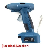 Makita/Bosch/DEWALT/Milwaukee M & 18 18V 리튬 이온 배터리 가정용 DIY 수리 공구 용 60W 전기 무선 핫멜트 글루 건 14.4-20V, CHINA, For Black Decker