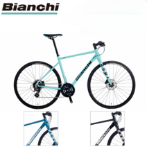 비앙키 2021 ROMA3 (로마 3) 초보자 통근 통학 자전거 디스크 브레이크, 50 (160 ~ 175cm), BLUE_FOREST/SILVER_DECAL