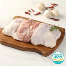 치킨마켓 국내산 냉동 닭정육 사이정육 닭다리살 3kg(1kg x 3팩), 3개