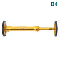 자전거평로라 자전거로라 자전거롤라 이지 휠 익스텐션 로드 텔레스코픽 바 알루미늄 합금 리어 카고 랙 brompton 접이식, b4